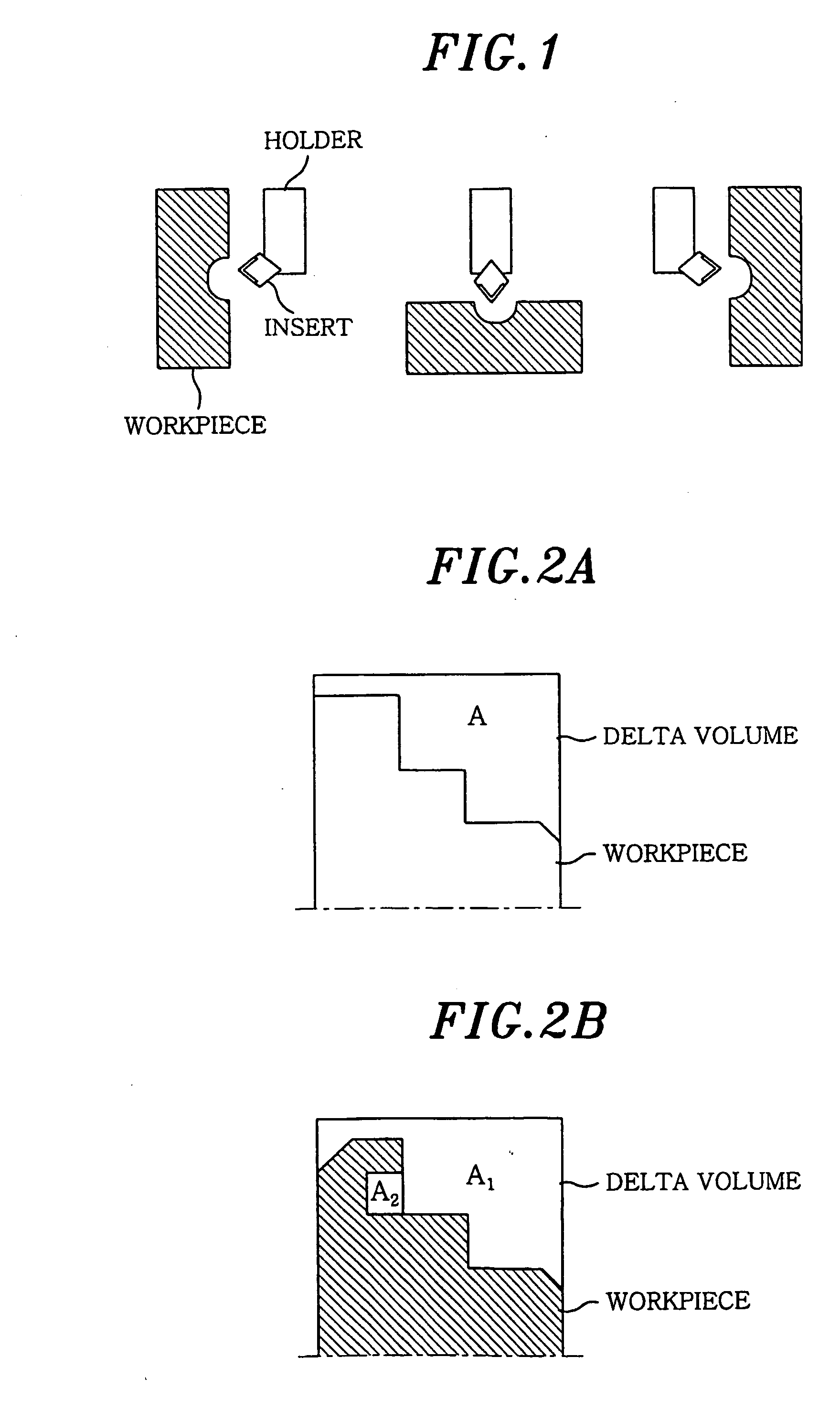 Method for performing delta volume decomposition and process planning in a turning step-nc system