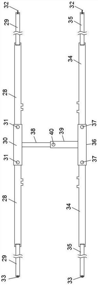 Postoperative nursing device for breast surgery