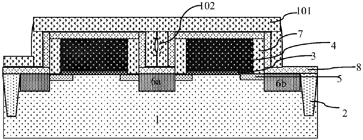 SAB technique for semiconductor device