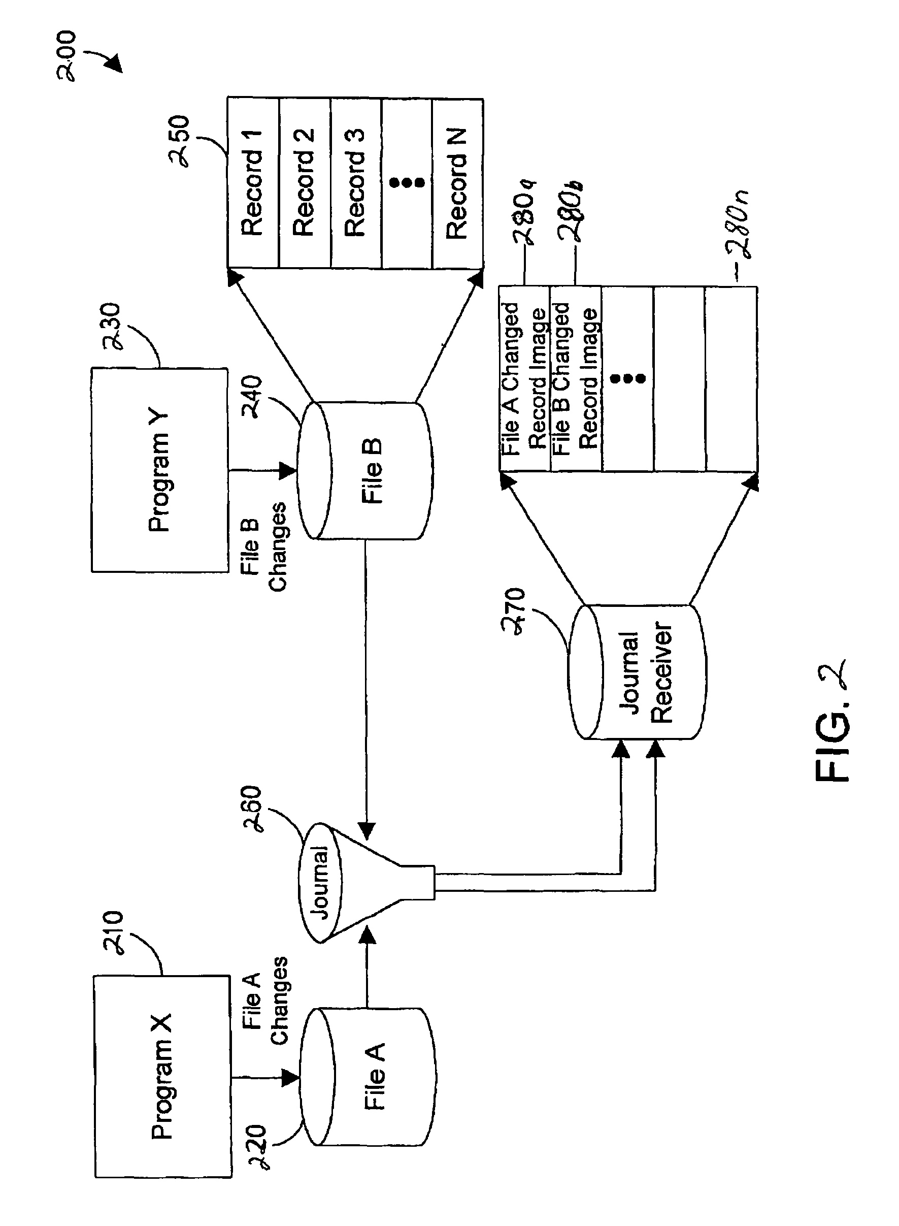 Virus scanner for journaling file system