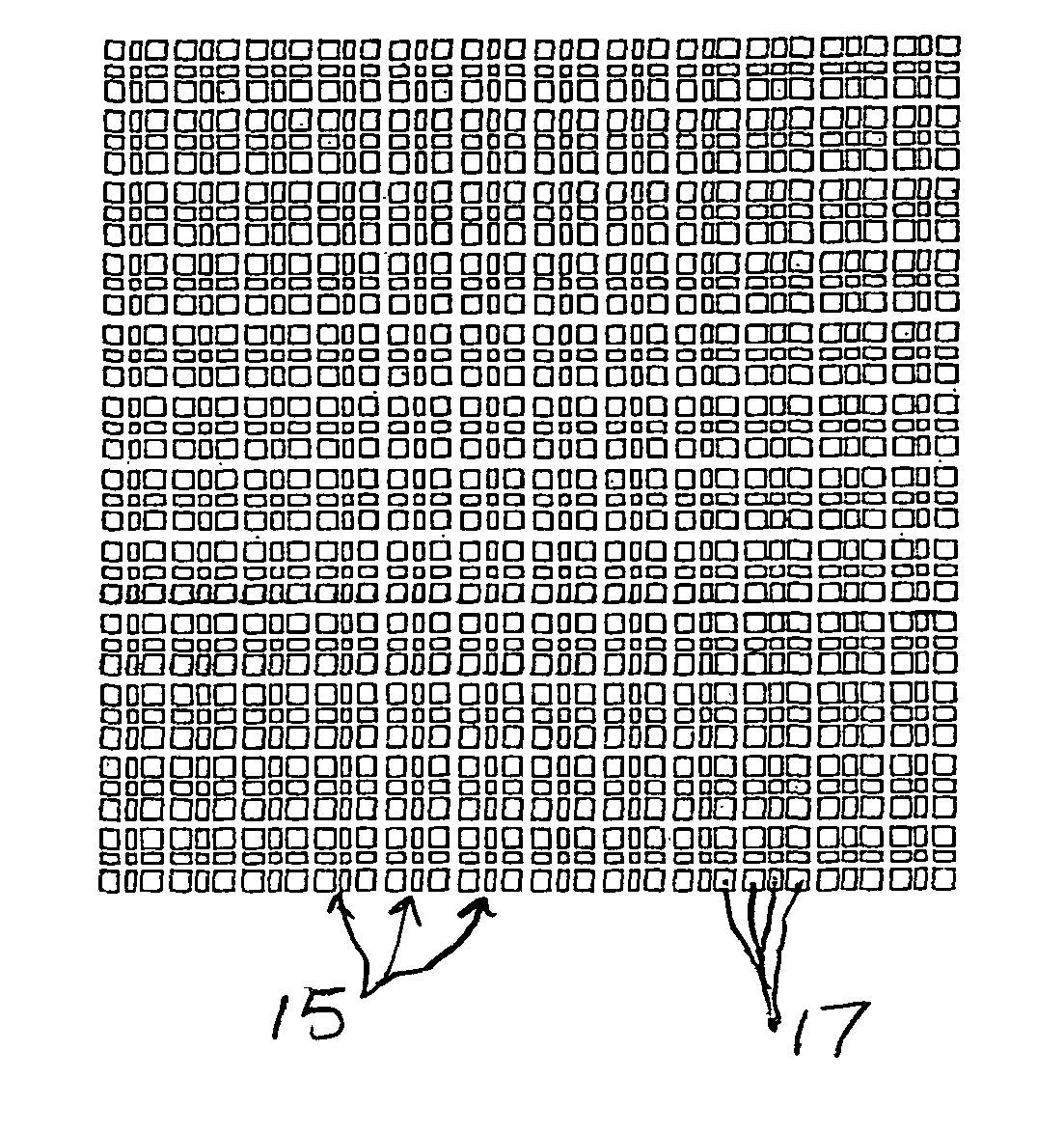 Capacitive micro-machined ultrasonic transducer for element transducer apertures