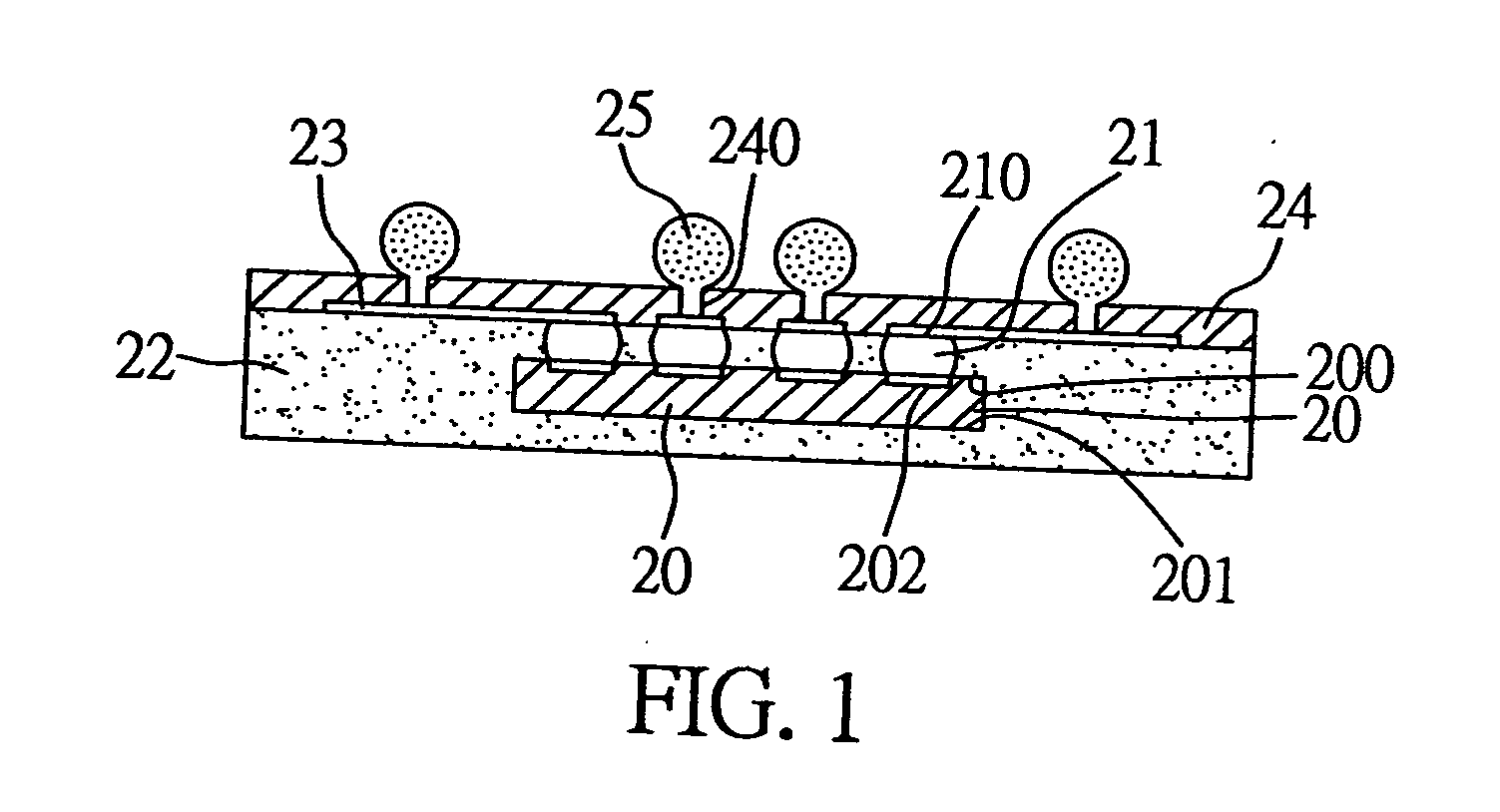 Method for fabricating semiconductor package having conductive bumps on chip