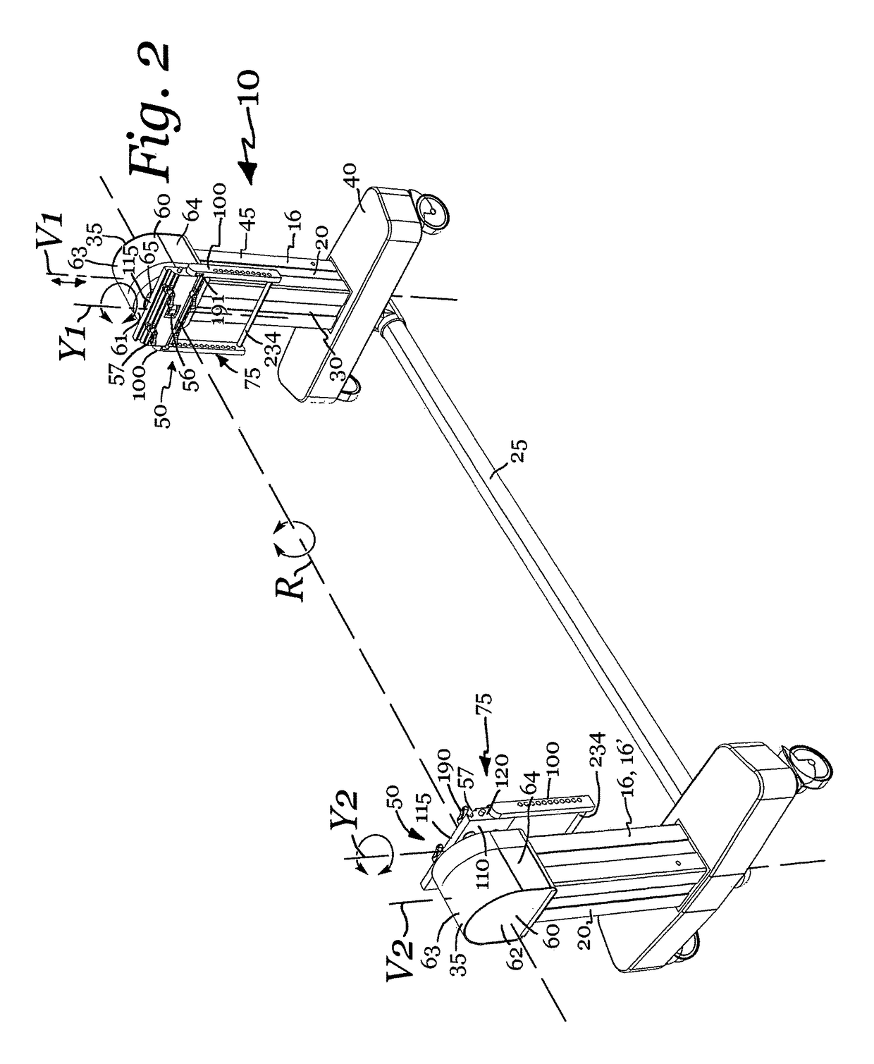 Patient positioning support apparatus with virtual pivot-shift pelvic pads, upper body stabilization and fail-safe table attachment mechanism