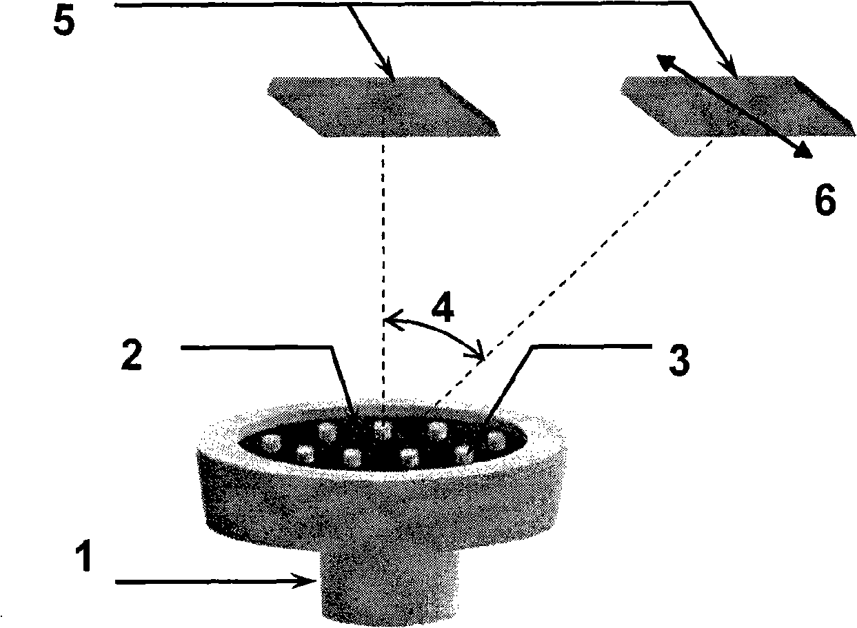 Process for preparing wide-band and wave-absorbing magnetic multilayer membranous