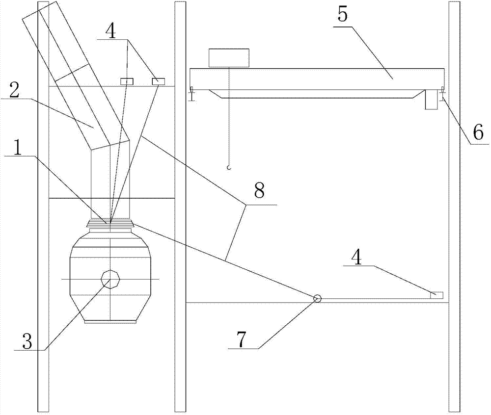 Construction method for replacing steelmaking converter flue