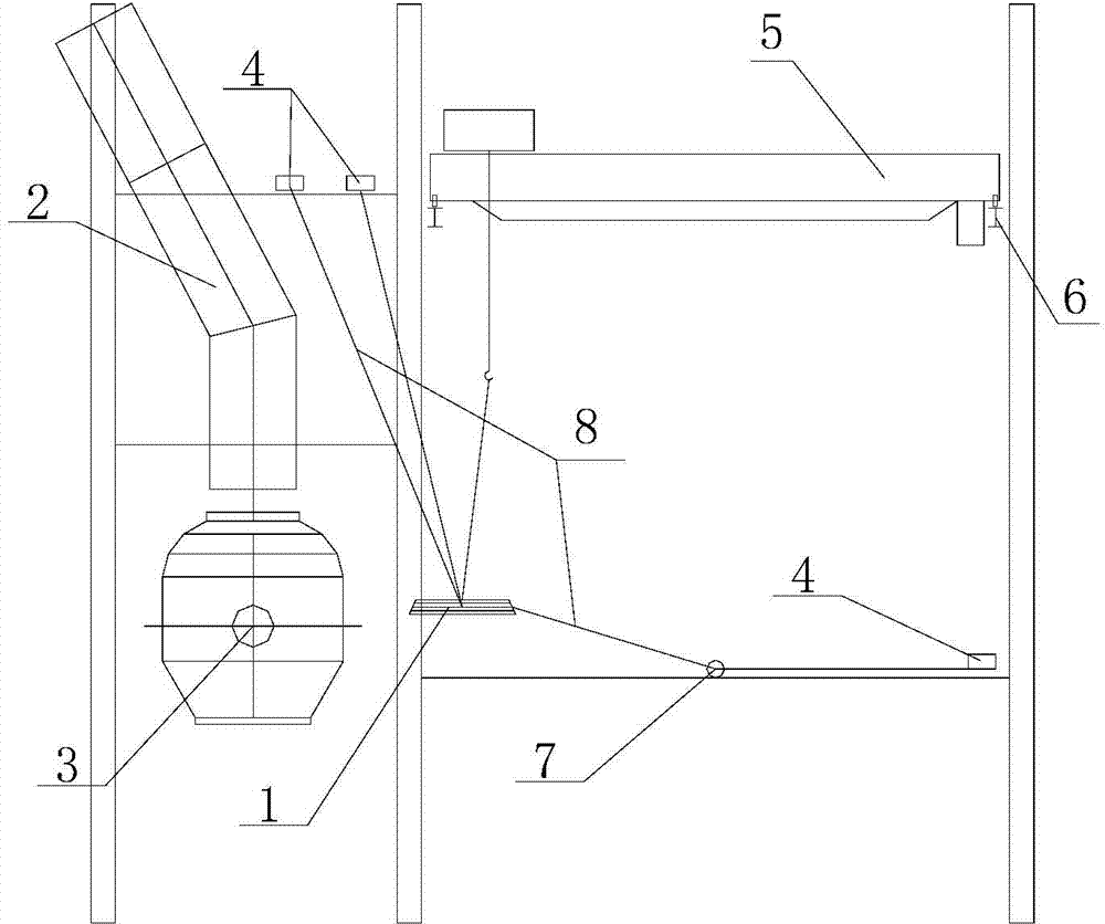 Construction method for replacing steelmaking converter flue