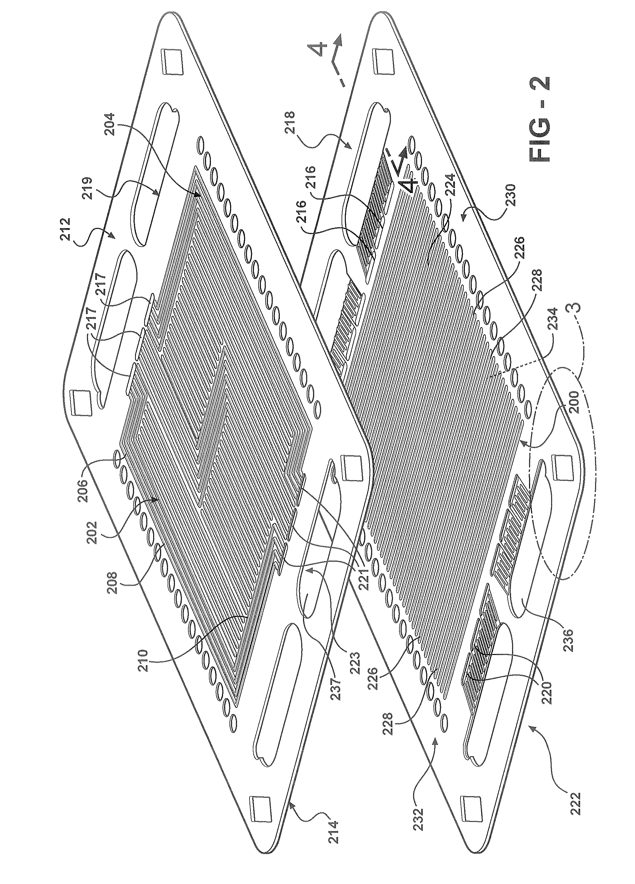 Water removal channel for PEM fuel cell stack headers