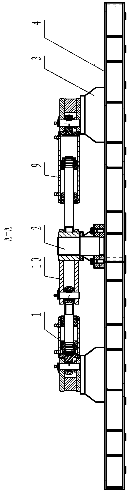 Oscillating hydraulic steering engine testing table