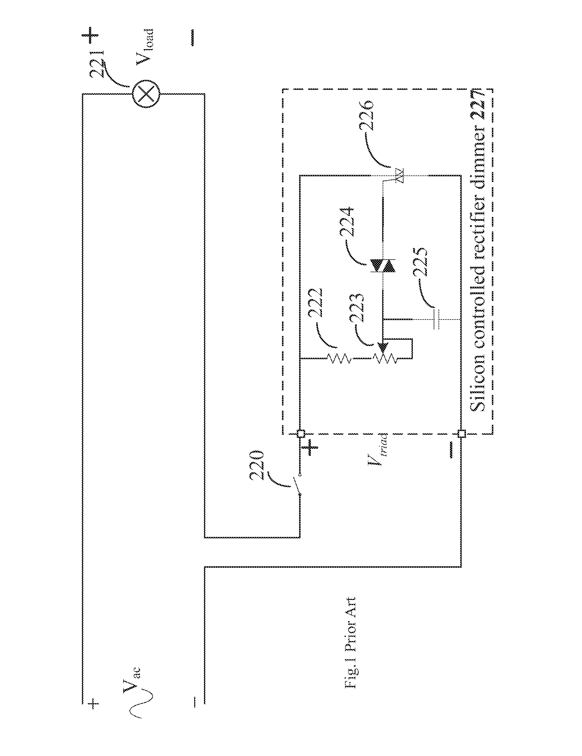 LED dimming device and LED dimming and driving circuit