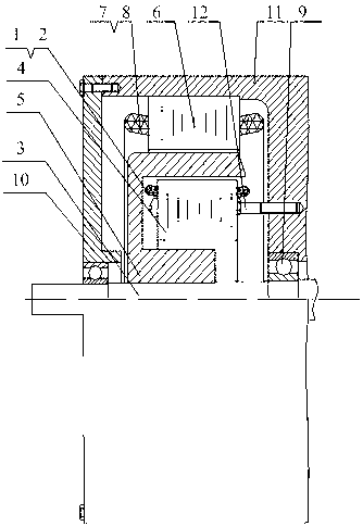 Internal-external double-stator electro-magnetic double-salient starter generator