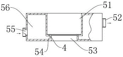 Blow-molding blank cooling mounting base