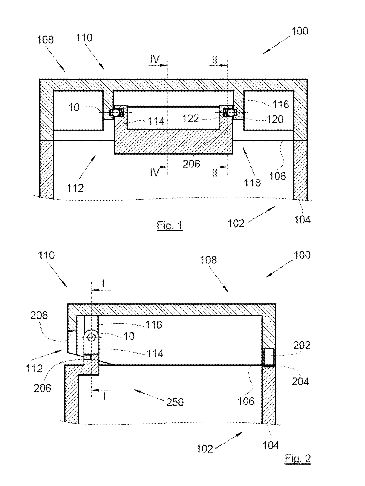 Case including a vessel and pivoting cover