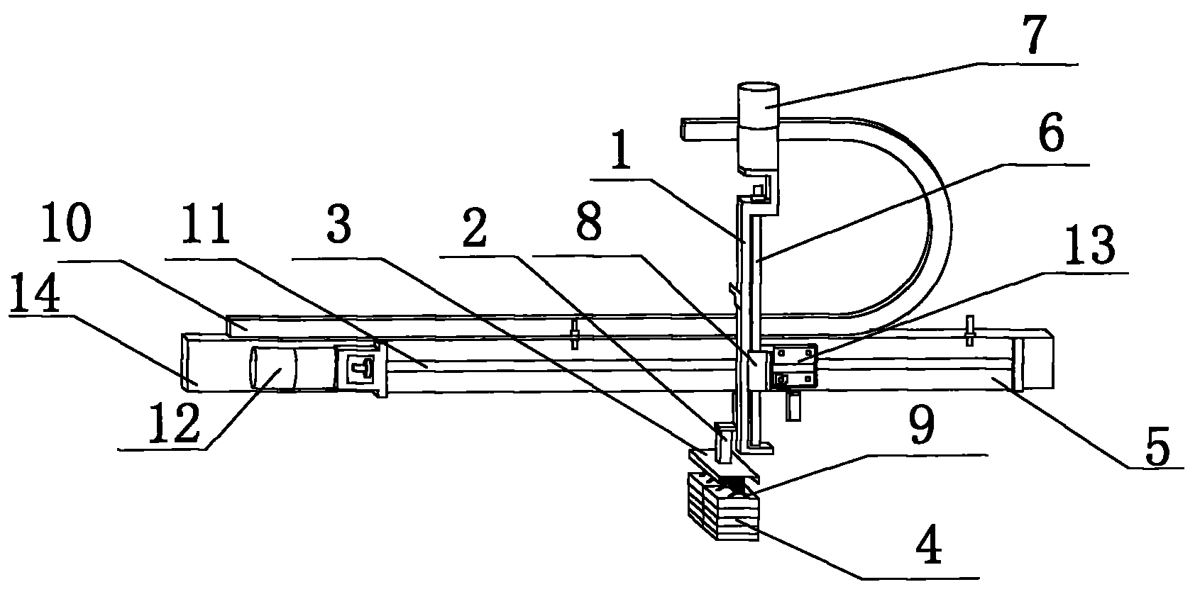 Manipulator cantilever weighing apparatus