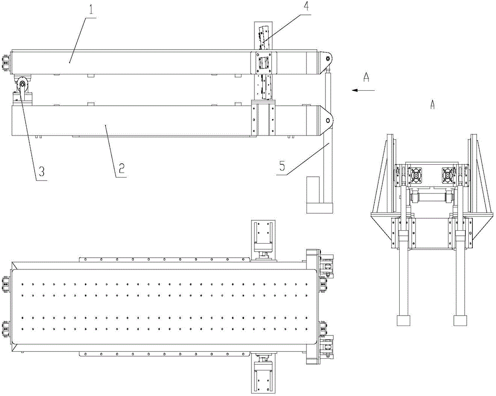 Supporting device capable of achieving rapid and continuous change of angle and bearing large load