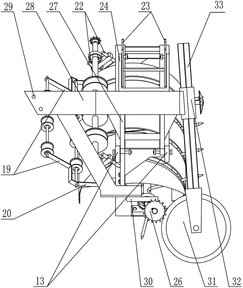 Seedling-stage film stripping machine