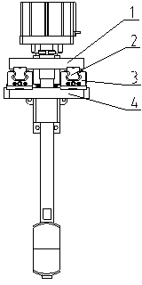 Automatic opening mechanism for automobile engine tile cover