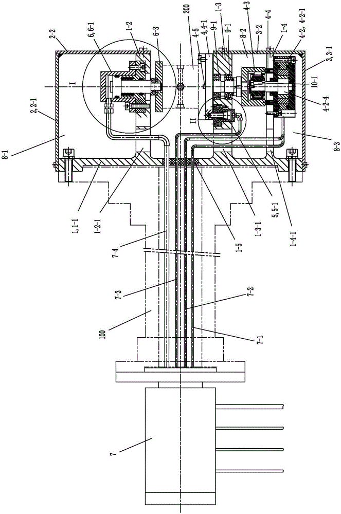 Hydraulic indexing clamping device that can quickly change workpieces and index quickly