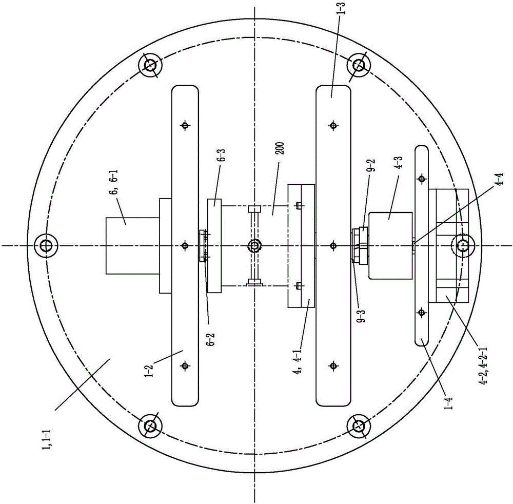 Hydraulic indexing clamping device that can quickly change workpieces and index quickly