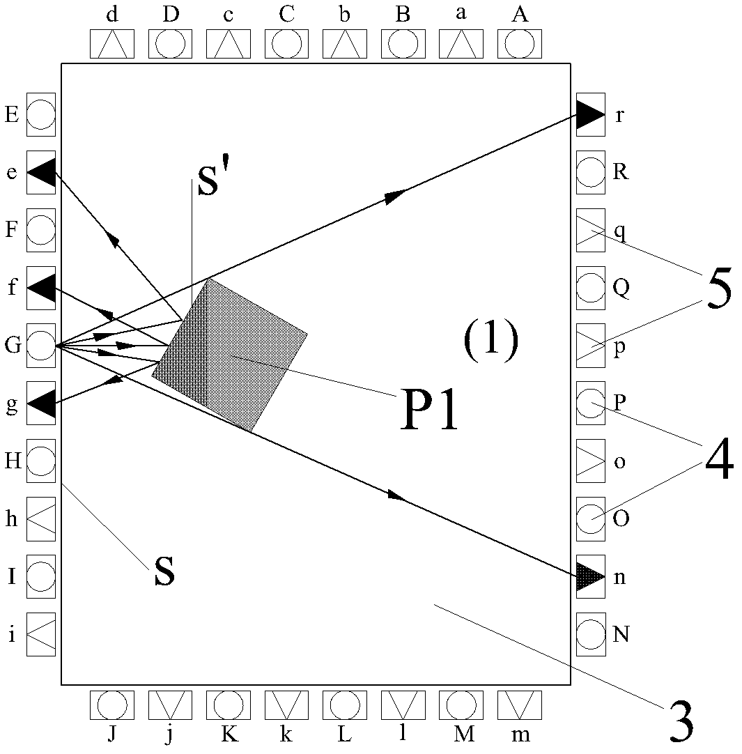 Optical touch screen device