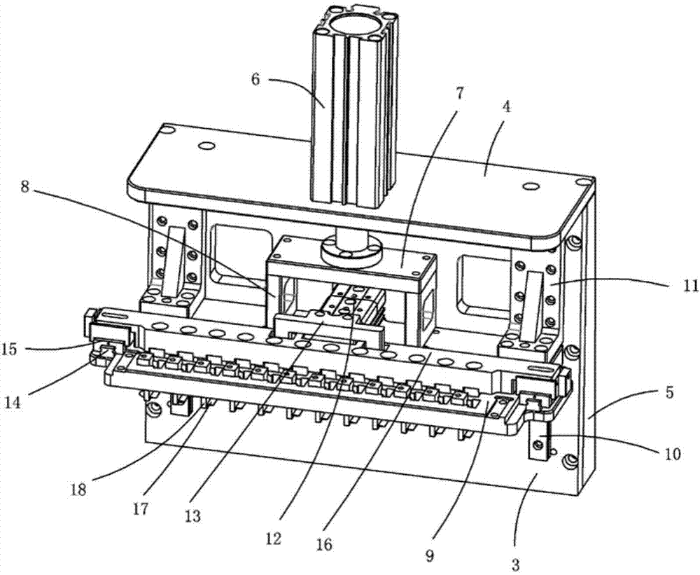 Flexible flat cable bending mechanism