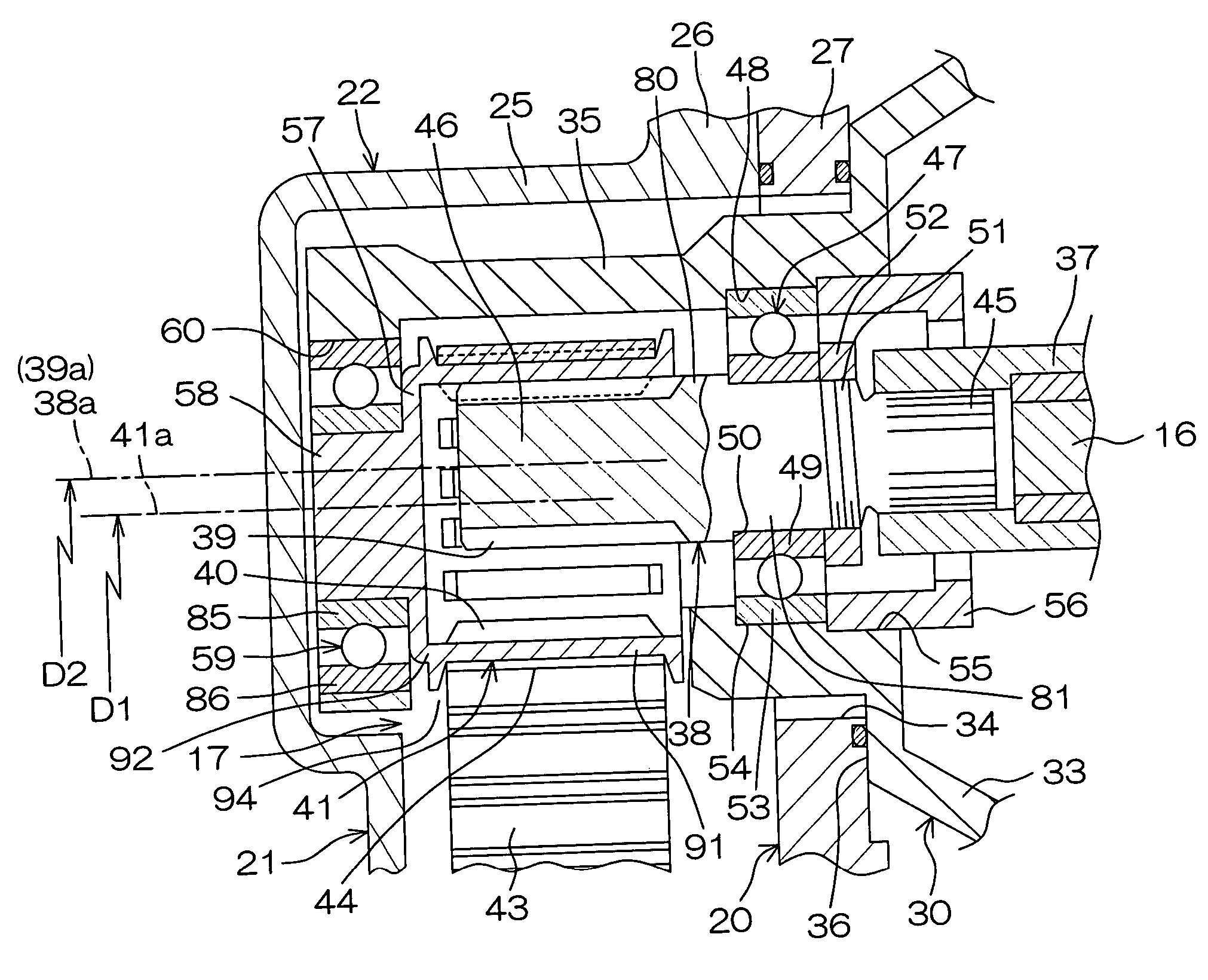 Electric power-steering apparatus