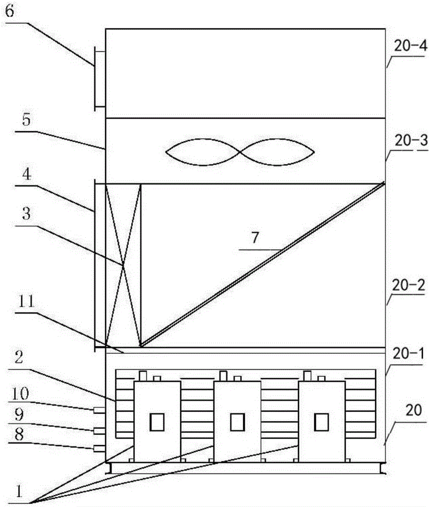 Method for efficient running under full load rate and separate unit type air conditioner