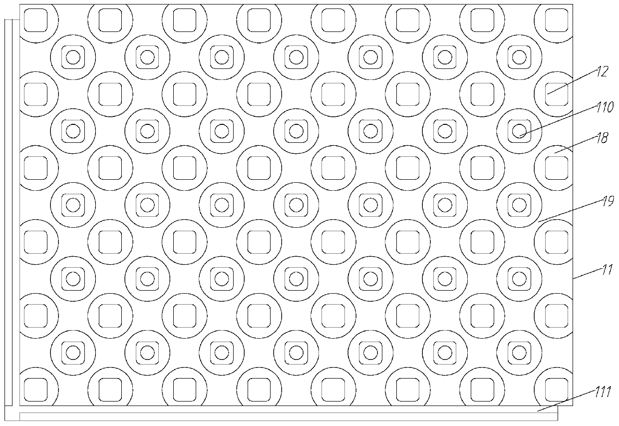 Novel floor heating module and processing process