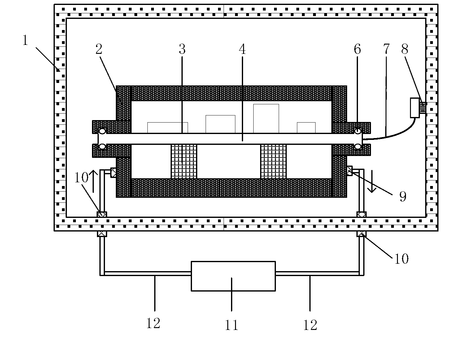 Electronic device applied in EUV (Extreme Ultraviolet) vacuum environment