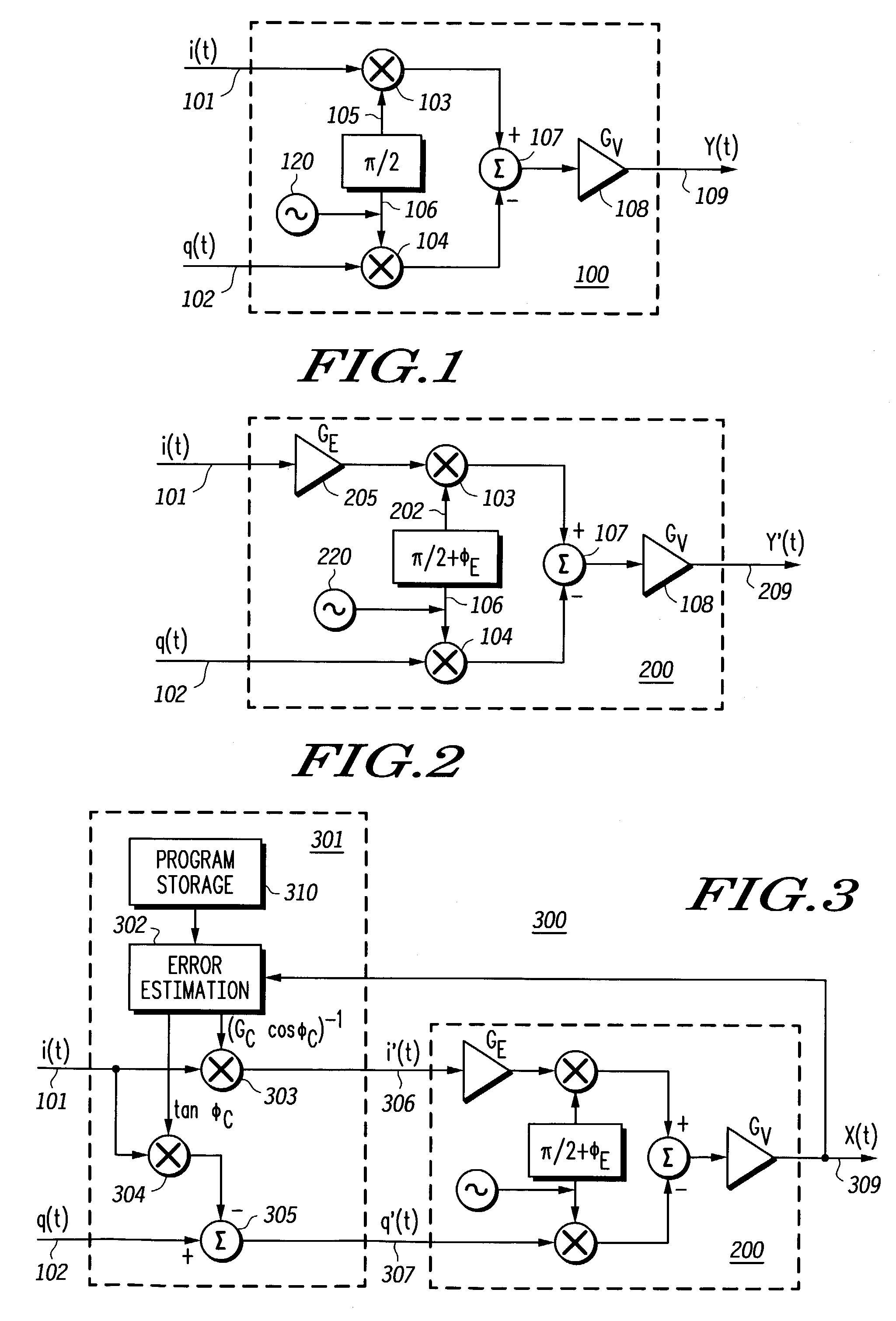 Sideband suppression method and apparatus for quadrature modulator using magnitude measurements