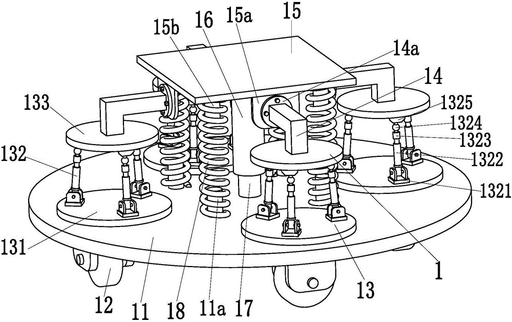 Robot for cleaning interior architecture based on parallel mechanism