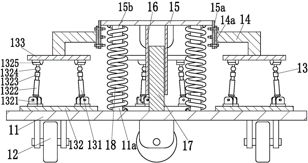 Robot for cleaning interior architecture based on parallel mechanism