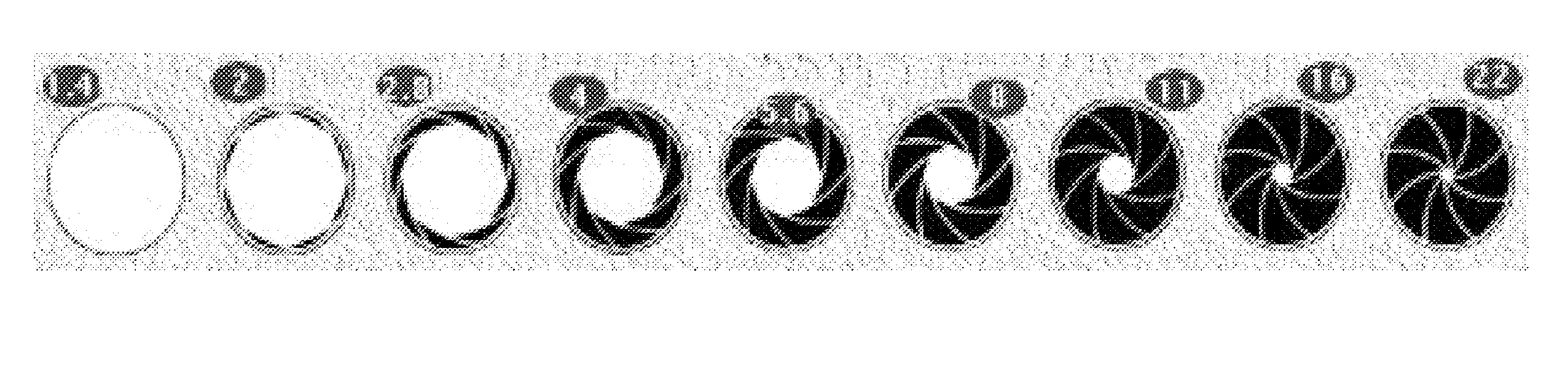 Adjustable apodized lens aperture