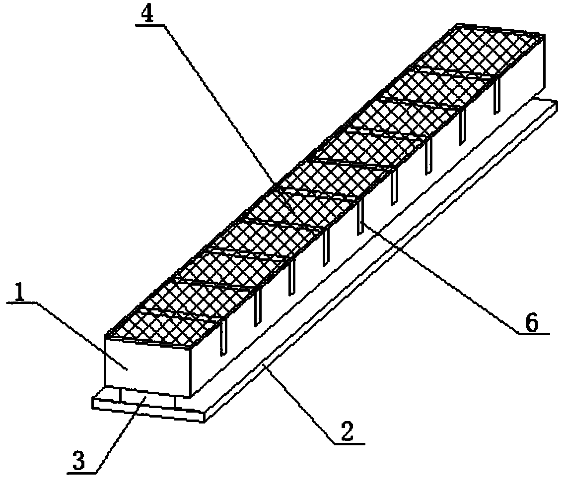 Integrated slurry-leaking-preventing filling material