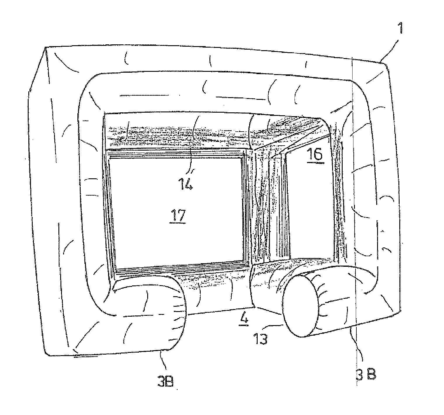 Large-Sized Transportable Projection Screen