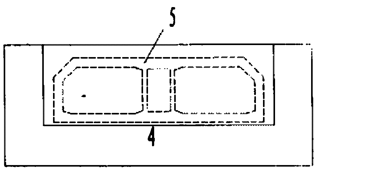 Steel caisson enclosure structure at island-tunnel combination part