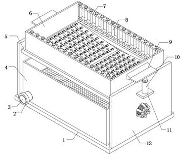 Filtering device for producing special rice fertilizer