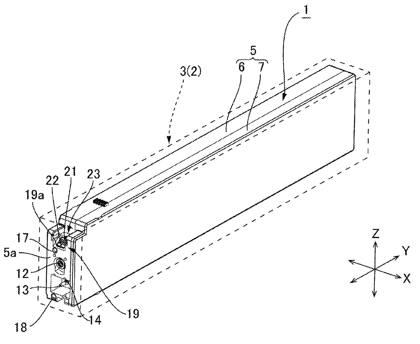 Cartridge and liquid supplying method