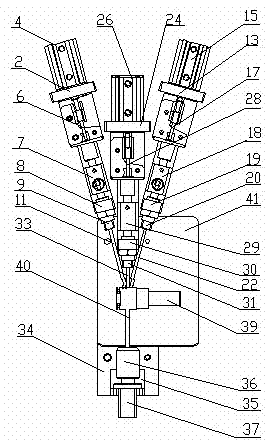 Pilot valve air tightness testing device