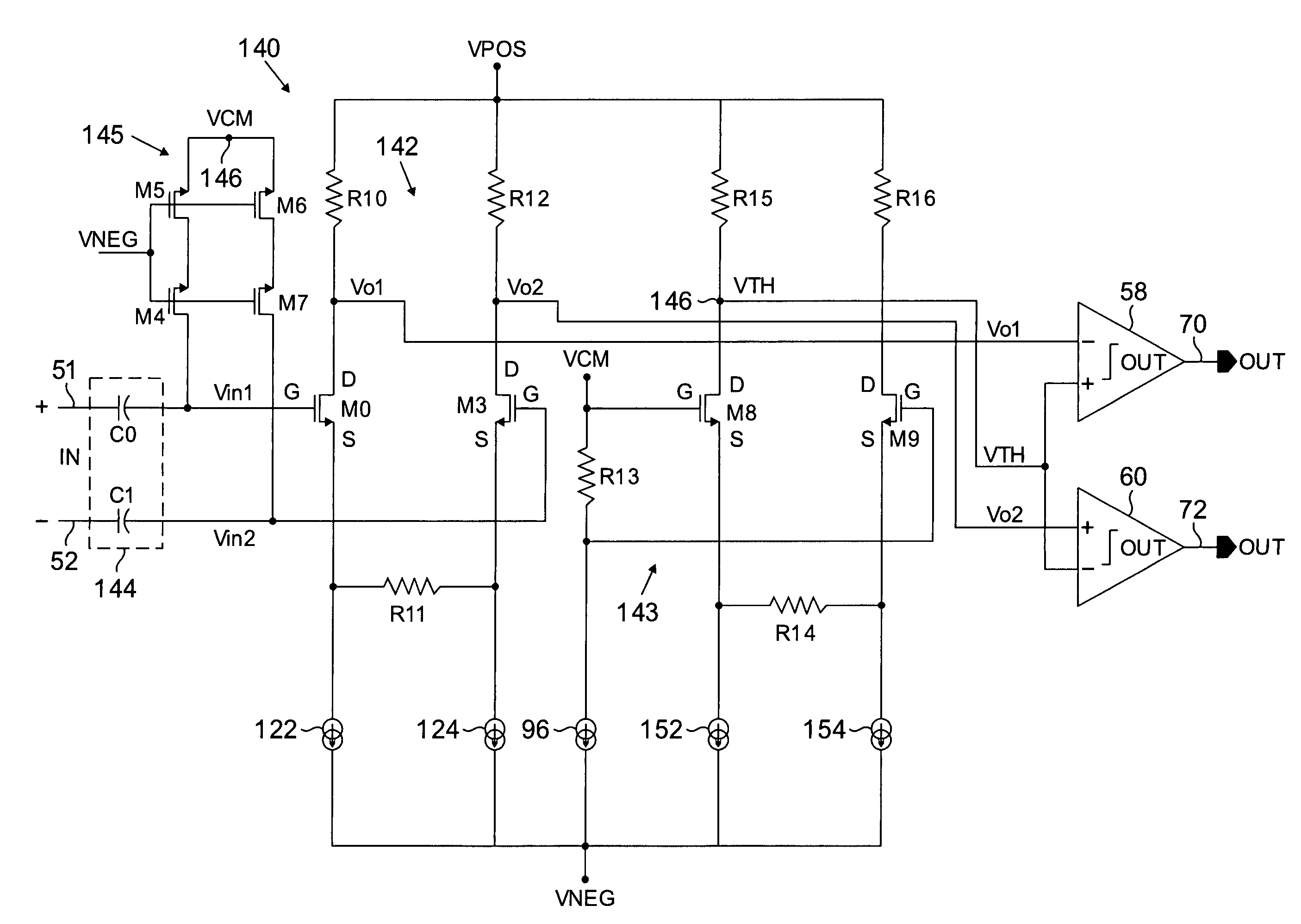 Variable threshold bipolar signal peak detector