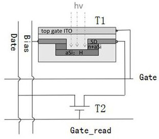 Thin film transistor array substrate, pixel circuit, x-ray detector and driving method thereof