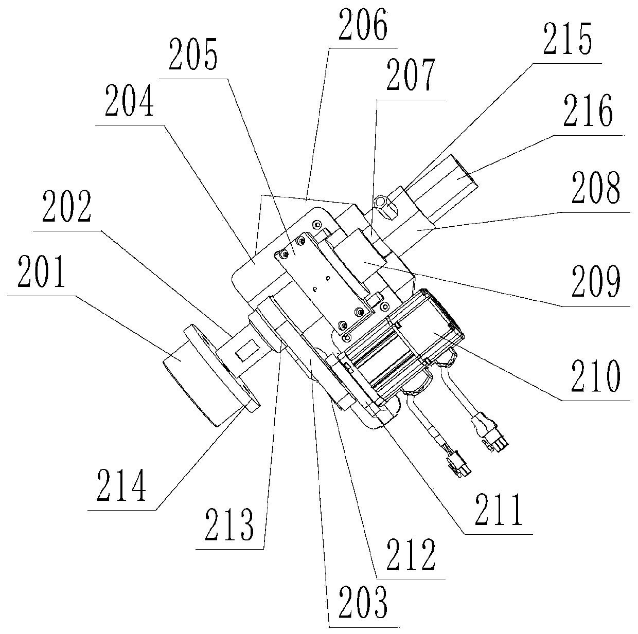 Polishing device and method for polishing blind hole of non-conductive workpiece