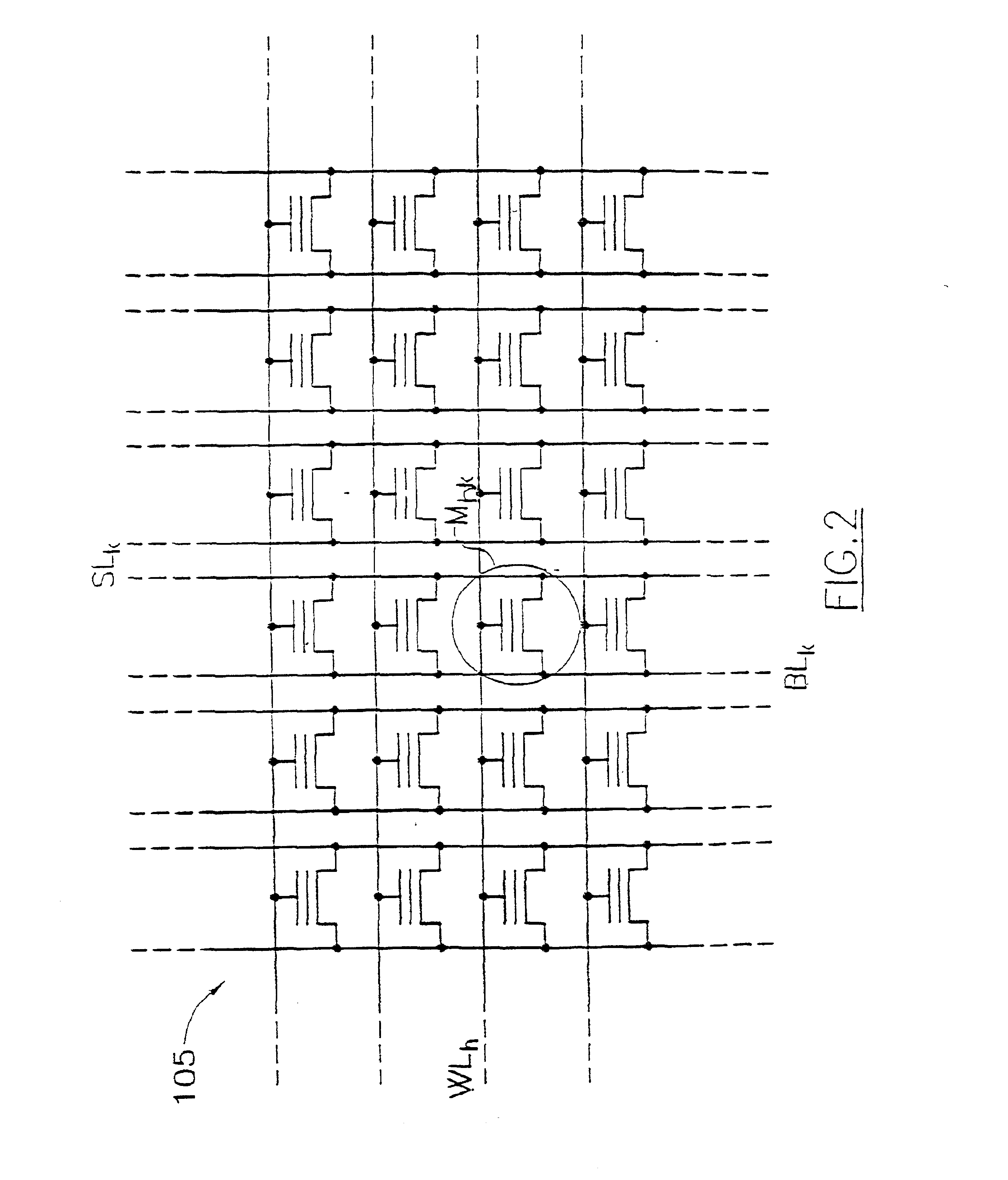 Method of refreshing an electrically erasable and programmable non-volatile memory