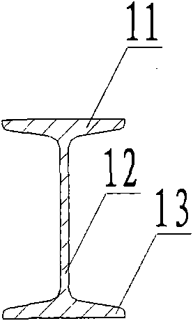 Freight truck frame and freight truck with frame