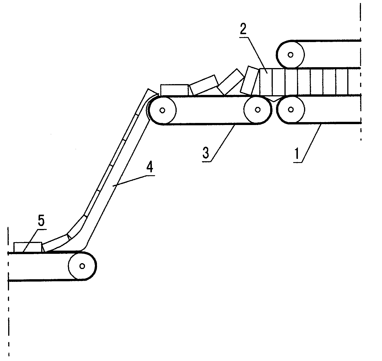 Auxiliary packing machine for cigarette packet transparent paper and cigarette packet conveying system thereof