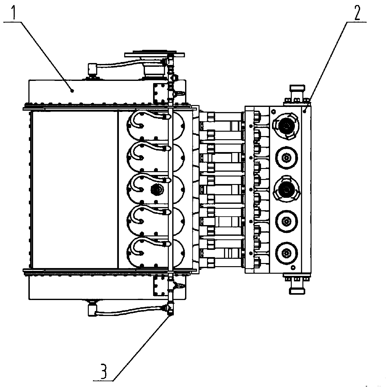 Light five-cylinder plunger pump