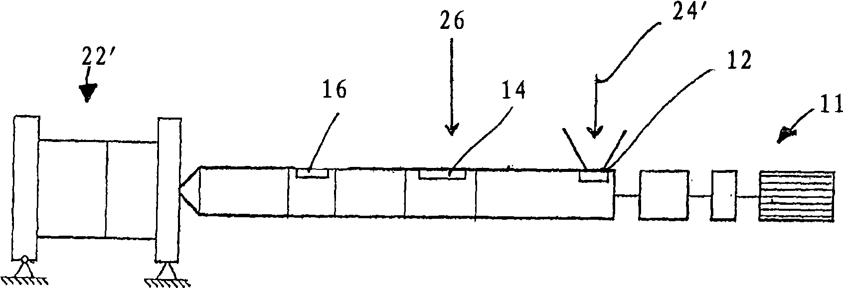 Device and method for processing thermosetting plastics