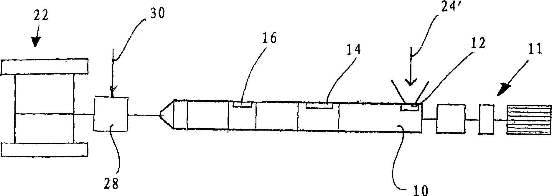 Device and method for processing thermosetting plastics