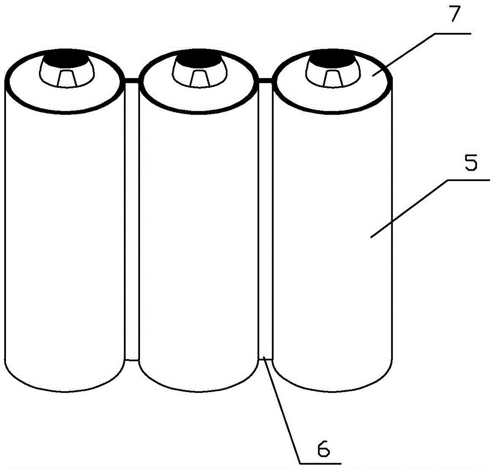 Combined lithium ion battery and manufacturing method thereof