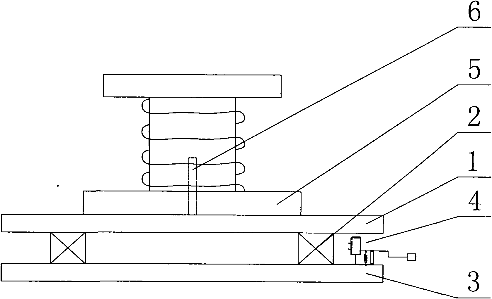 Cable coil putting device