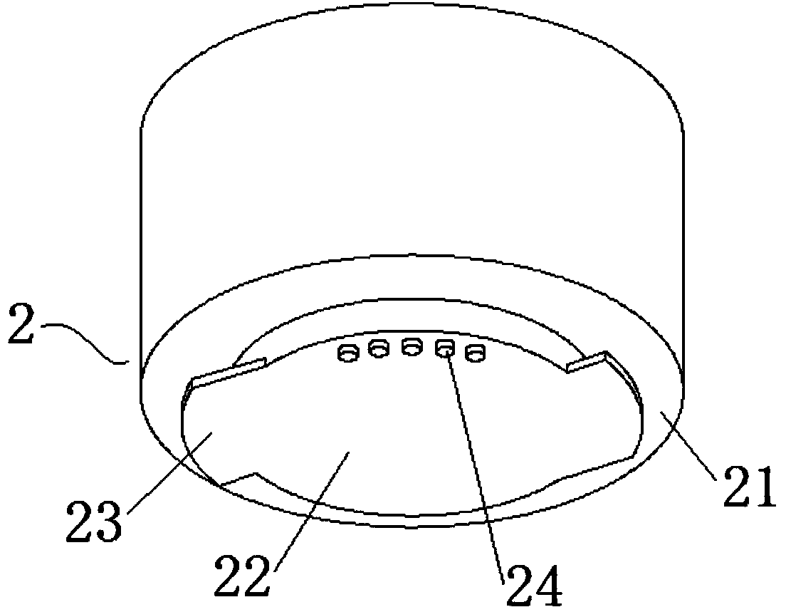 Rotary-fastening power connection structure